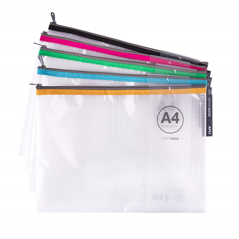 Bolsa Plástico A4 Apli c/Reforco Fio c/Fecho Correr Bolsa Plástico A4 Apli c/Reforco Fio c/Fecho Correr