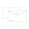 Envelopes Plástico 125x225mm Transparentes, Fecho Velcro 10un