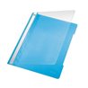 Classificador Plástico Leitz 4191 Azul Claro Capa Transparente 25un