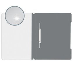 Classificador Plástico Leitz 4191 Azul Escuro Capa Transparente 25un