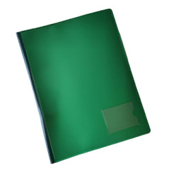 Dossier Plástico 2000 c/Mola 134PL Verde Opaco