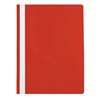 Classificador Plástico PP Vermelho Capa Transparente
