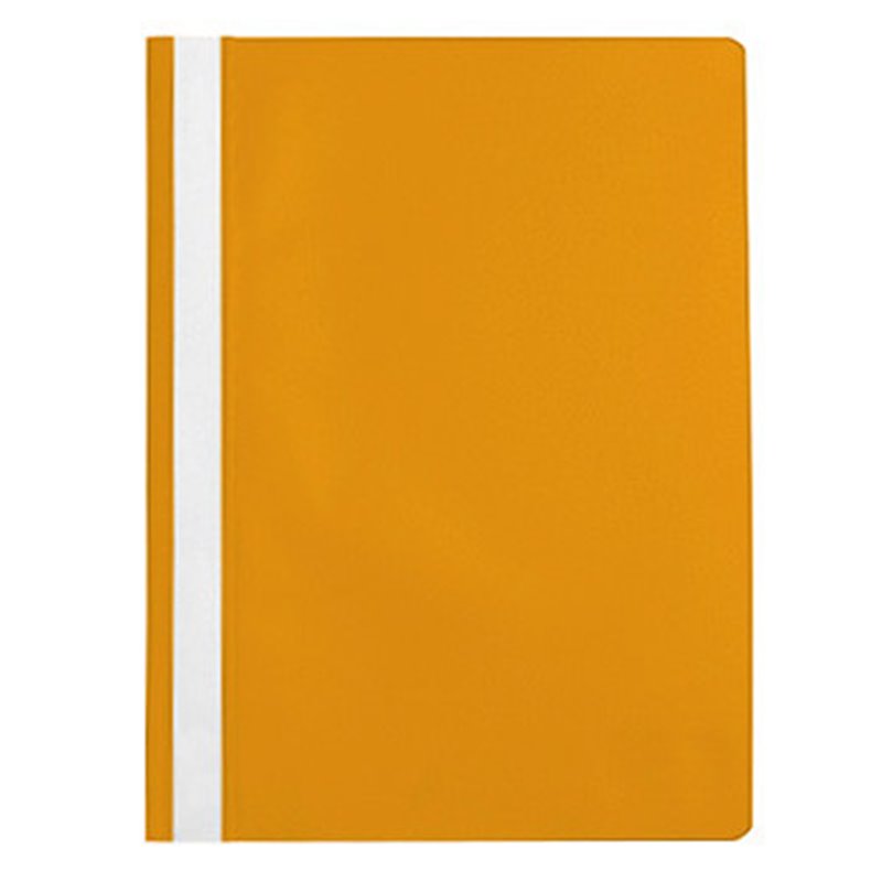 Classificador Plástico PP Laranja Capa Transparente