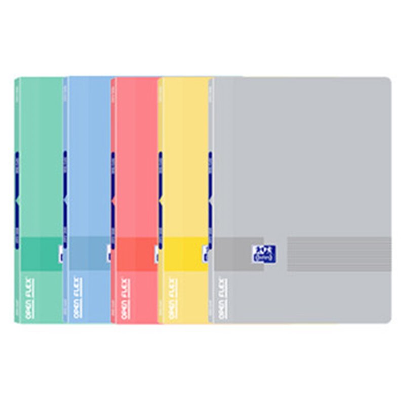 Caderno Agrafado Oxford&You Openflex A4 Pautado 48 Folhas Pastel