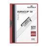 Classificador Clip Lateral Durable 2200 Bordeaux