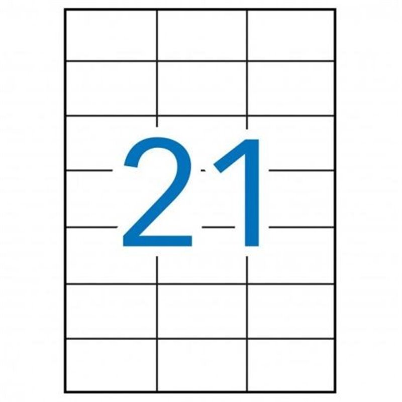 Etiquetas 70x42,4 Multi