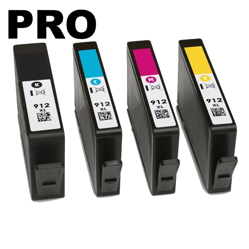 Pack Tinteiros Compatível HP N912XL, 3YP34A/3YL84A/3YL81A/3YL82A/3YL83A Pack Tinteiros Compatível HP N912XL, 3YP34A/3YL84A/3YL81A/3YL82A/3YL83A