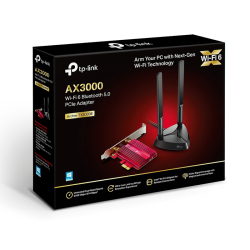 Adaptador PCI Express TP-Link AX3000 Wi-Fi 6 Bluetooth 5.0