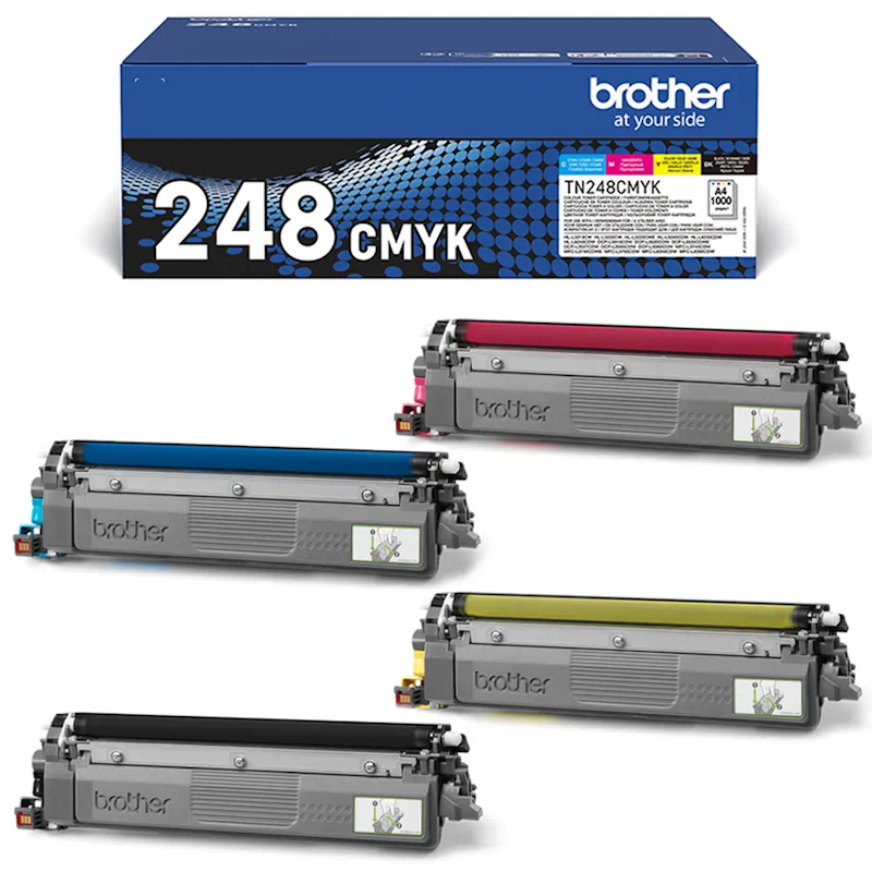 Pack Toner Original Brother TN248 Pack Toner Original Brother TN248
