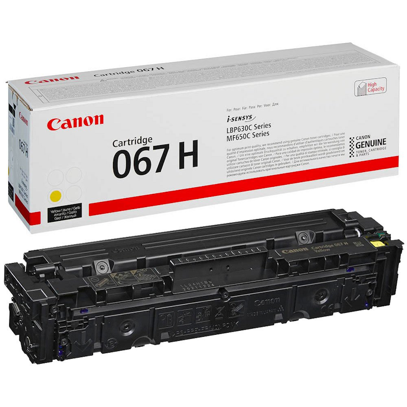 Toner Original Canon 067H Amarelo