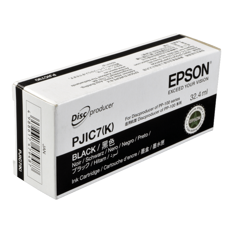 Tinteiro Original Epson PJIC7 Preto