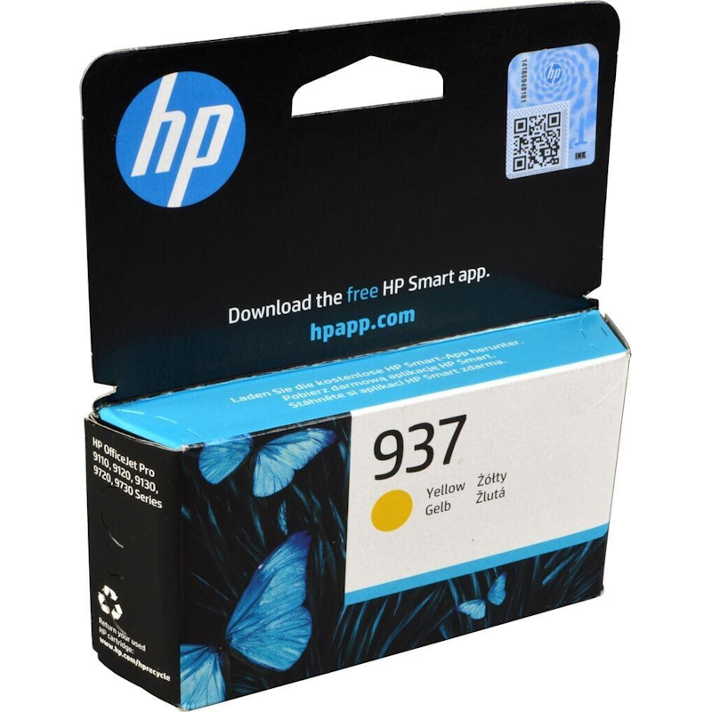 Tinteiro Original HP N937 Amarelo