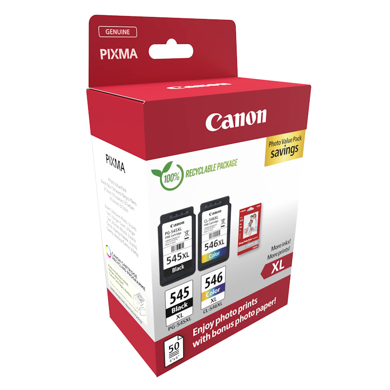 Pack Tinteiros Original Canon PG545XL CL546XL Pack Tinteiros Original Canon PG545XL CL546XL