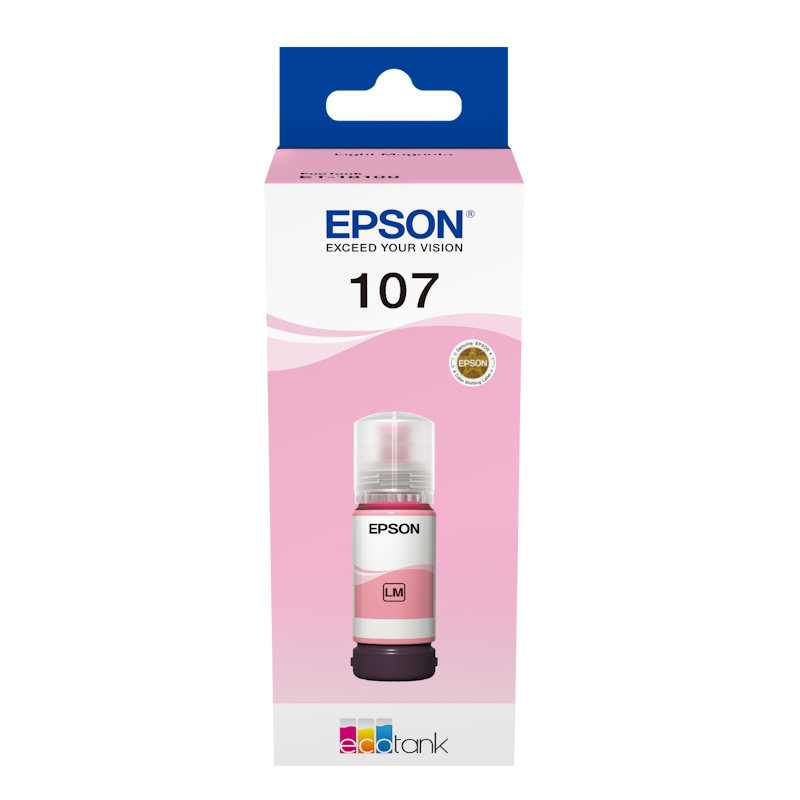 Tinteiro Original Epson Ecotank 107 Magenta Claro