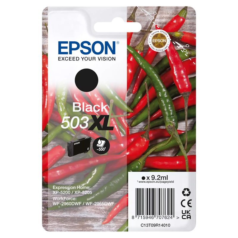Tinteiro Original Epson 503XL Preto Tinteiro Original Epson 503XL Preto