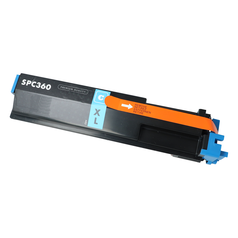 Toner Compatível Ricoh SPC360HE Ciano