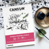 Bloco Canson Graduate Manga Marker Layout A4 70gr 50 Folhas