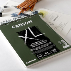Bloco Espiralado Canson XL Recycle A4 160gr 50 Folhas