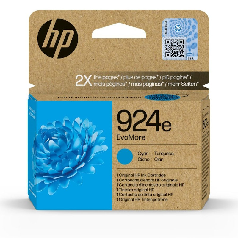 Tinteiro Original HP N924XL Ciano