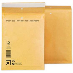 Envelopes Air-Bag 150x215mm Kraft Nº0 10Un