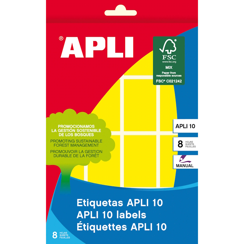 Etiquetas 25x40mm Apli