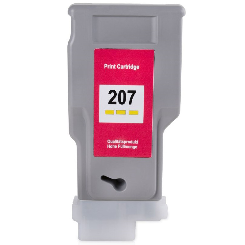 Tinteiro Compatível Canon PFI207 Amarelo
