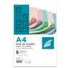 Papel Fotocopia A4 80gr Resma 100 Fls c/5 Cores Suaves