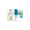 Papel Fotocopia A4 80gr Resma 100 Fls c/5 Cores Suaves