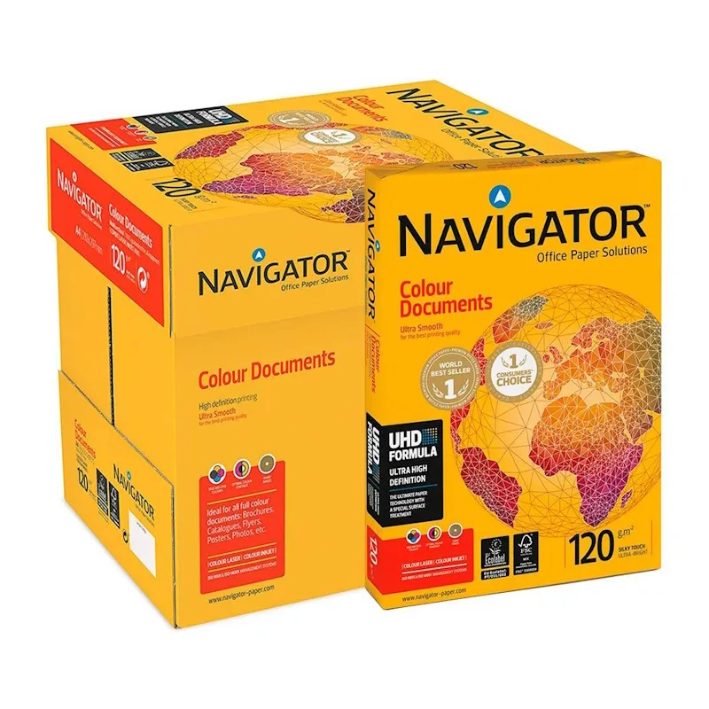 Papel Fotocopia A3 120gr Navigator (Colour Document) 4x500fls