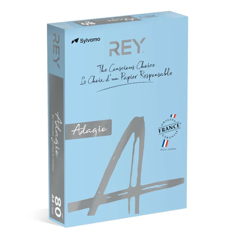 Papel Fotocopia Adagio(Code48) A4 80gr (Azul Celeste) 1x500Fls