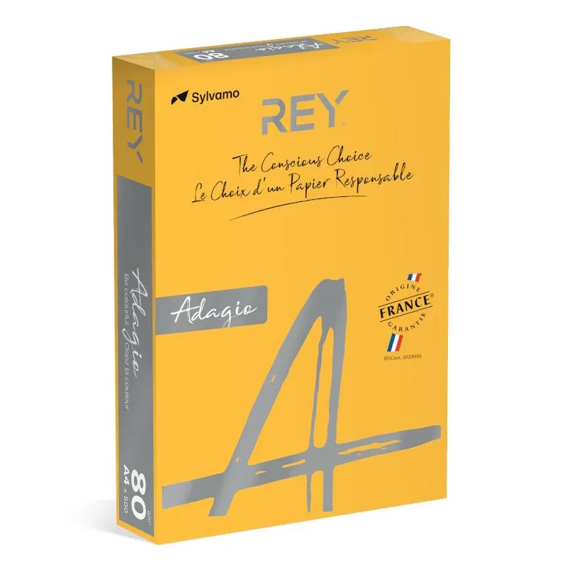Papel Fotocopia Adagio(cd60) A4 80gr (Damasco Intenso) 1x500Fls