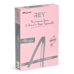 Papel Fotocopia Adagio(cd07) A4 80gr Rosa 1x500Fls