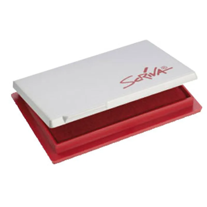Almofada Carimbos Nº2 7x11cm Scriva Vermelho