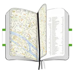 Bloco Notas com Mapa Cidade de Lisboa Moleskine Classico