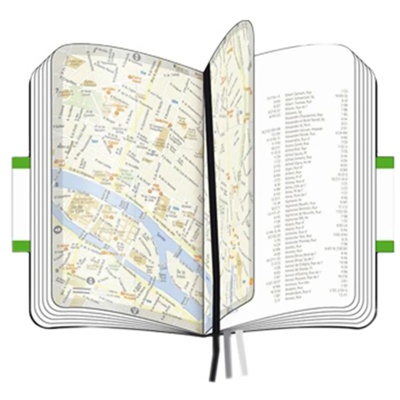 Bloco Notas com Mapa Cidade de Lisboa Moleskine Classico