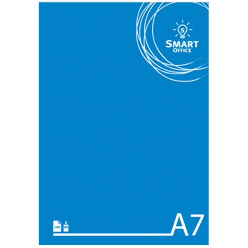 Bloco Notas Smart Office A7 Liso, 60gr, 100 Folhas