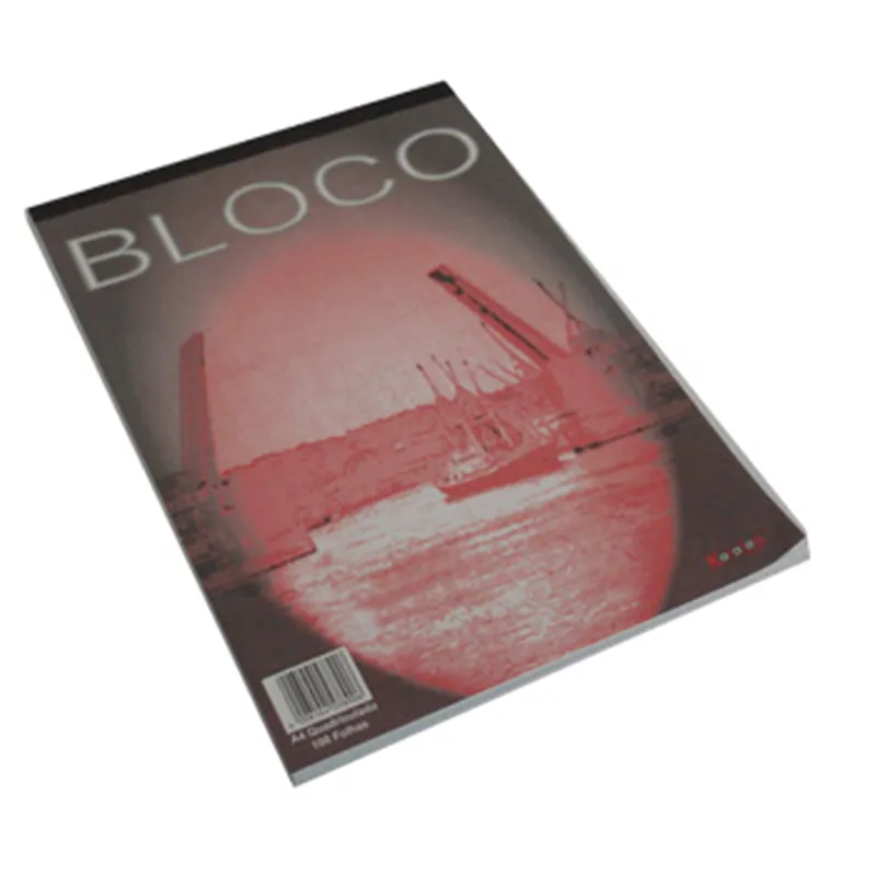Bloco Papel A4 com Capa Quadriculado