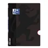 Caderno Agrafado Oxford Openflex Capa Plástico, A4, Pautado, 90grs, 48 Folhas, Preto