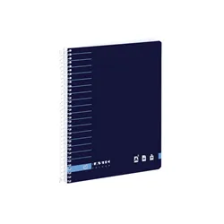 Caderno Espiral Quadriculado Ambar A5 C/Azul 80F 70Grs Basic