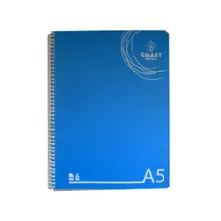 Caderno Espiral Smart Office Capa Polipropileno, A5 Quadriculado 70gr, 100 Folhas