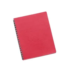 Capas Encadernar Delta Couro 250gr A4 Vermelho