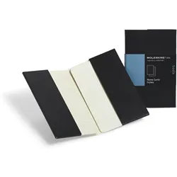 Conjunto Bolso 10 Cart Pautados + 10 Quadriculados Moleskine