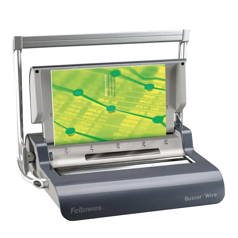 Encadernadora Dupla Espiral Fellowes Quasar Wire
