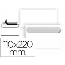 Envelope Papel Natural  95gr 11x22cm Blister 25un Neve