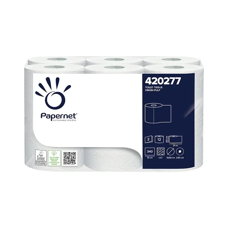 Papel Higiénico Doméstico PAPERNET Folha Dupla 34mt 12 Rolos Papel Higiénico Doméstico PAPERNET Folha Dupla 34mt 12 Rolos