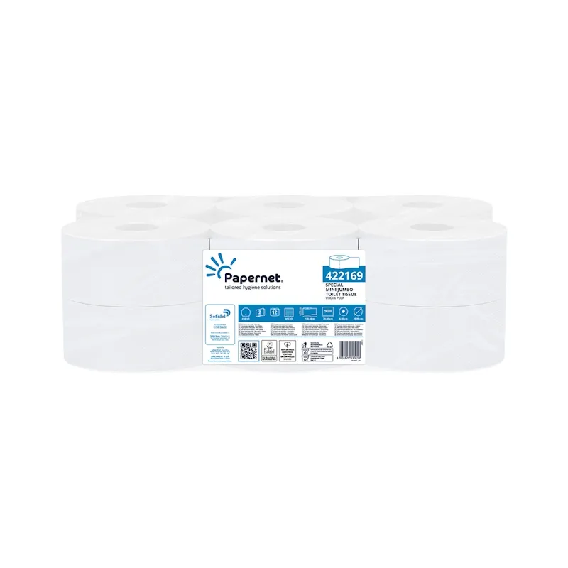 Papel Higiénico Jumbo PAPERNET Folha Dupla 180mt 12 Rolos Papel Higiénico Jumbo PAPERNET Folha Dupla 180mt 12 Rolos