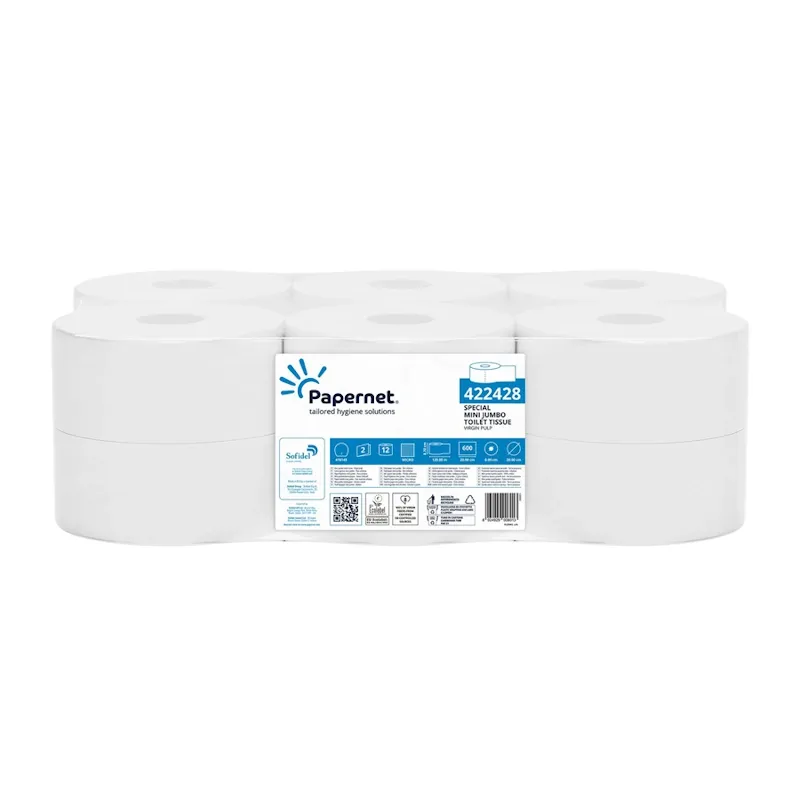 Papel Higiénico Jumbo PAPERNET Folha Dupla 120mt 12 Rolos Papel Higiénico Jumbo PAPERNET Folha Dupla 120mt 12 Rolos
