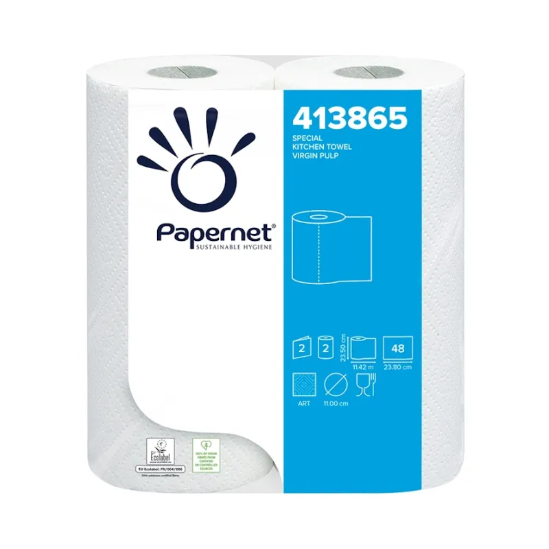 Rolo Cozinha PAPERNET Folha Dupla Picotado 11,42mtx23,5cm 2 Rolos Rolo Cozinha PAPERNET Folha Dupla Picotado 11,42mtx23,5cm 2 Rolos