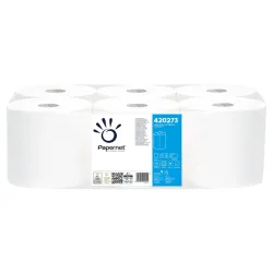 Rolo Espiral PAPERNET Picotado Chaminé Folha Dupla 125mtx17,9cm 6 Rolos