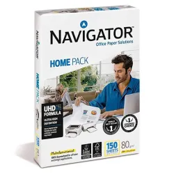 Papel Fotocópia A4 Branco Navigator Home Pack 80gr 150Fls